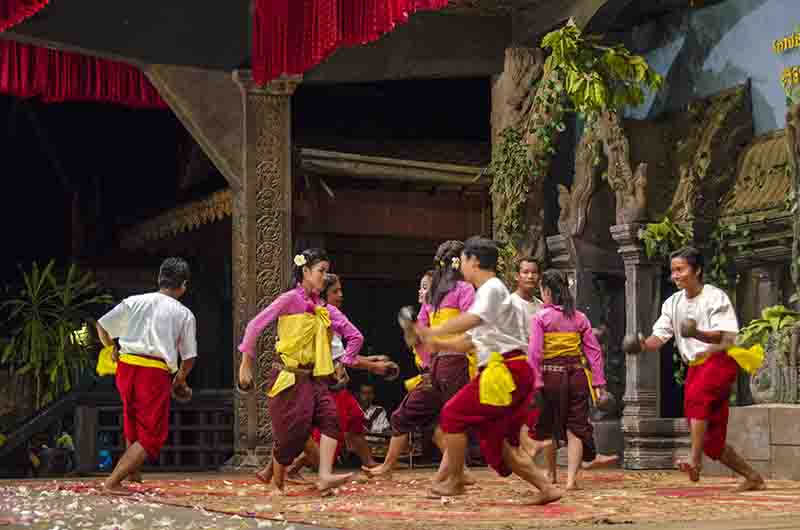 40 - Camboya - Siem Reap - danzas tradicionales